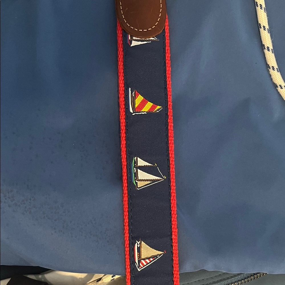 Blue belt with Sailboat Design